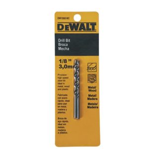 Broca Metal Madera 1/8 DEWALT