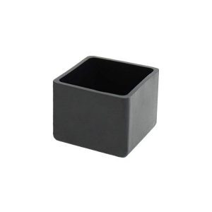 Tapon Negro Cuadrado 1x 1 De Hule