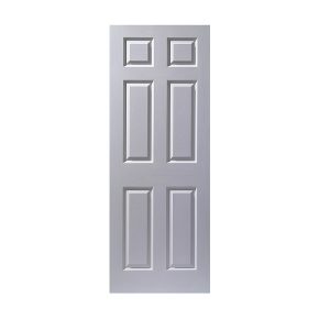 Puerta 6 Tableros 95 x 207 cm Sin Laca