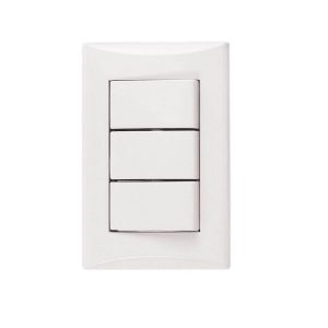 Interruptor Triple 1005-W Blanco EAGLE